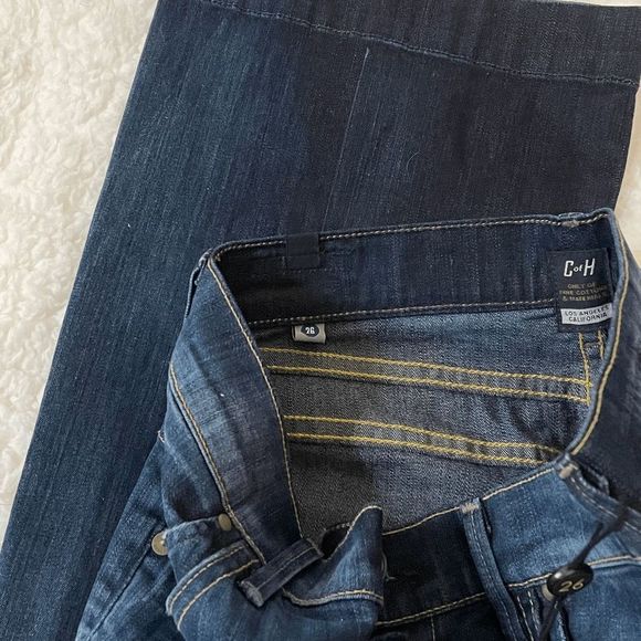 NWT Citizens of Humanity Hutton Medium Rise Wide Leg Women's Blue Jeans Size 26 - Picture 3 of 11